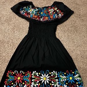 Mexican flower dress